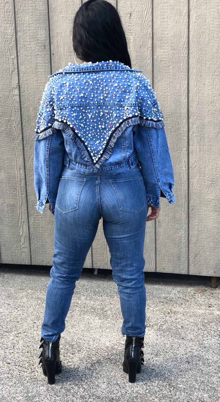 All Studded Out Denim Jacket