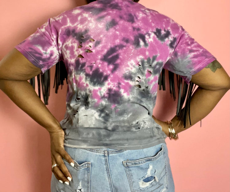 Purple Goosebumps Graphic Tee