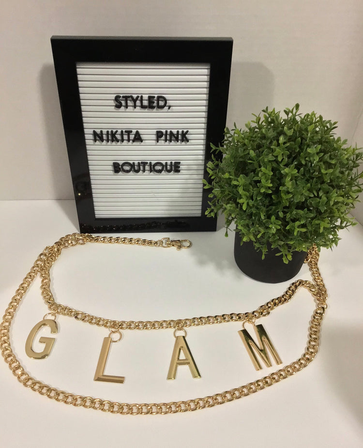 GLAM Layered Chain Belt